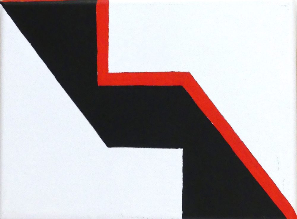 Ligne brisée 1, Acrylique sur toile