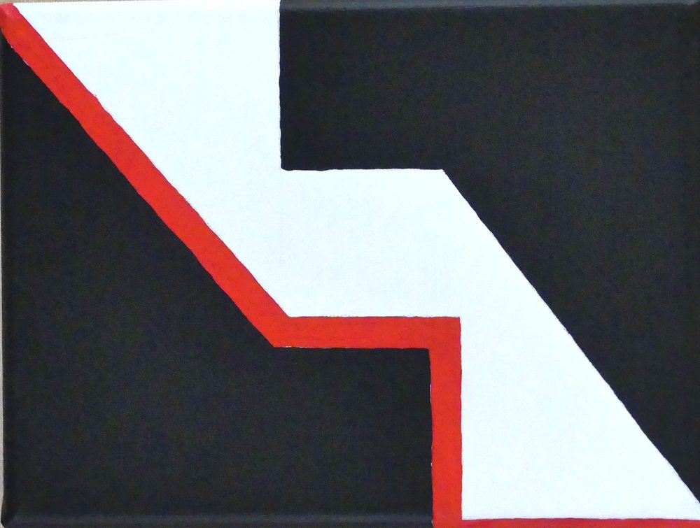 Ligne brisée 2, Acrylique sur toile