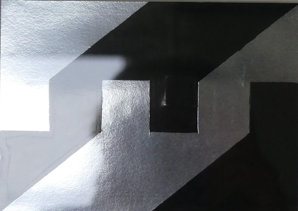 Ombre et lumière II, Encre de Chine sur papier